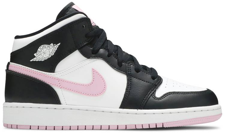 Air Jordan 1 Mid White Light Arctic Pink 555112-103